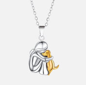 Pendentif en peluche mignon avec chaîne