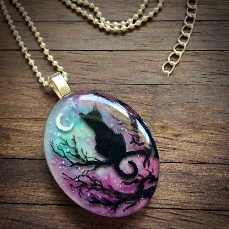 Collier pour chat La Nuit étoilée - Bijou envoûtant au motif étoilé